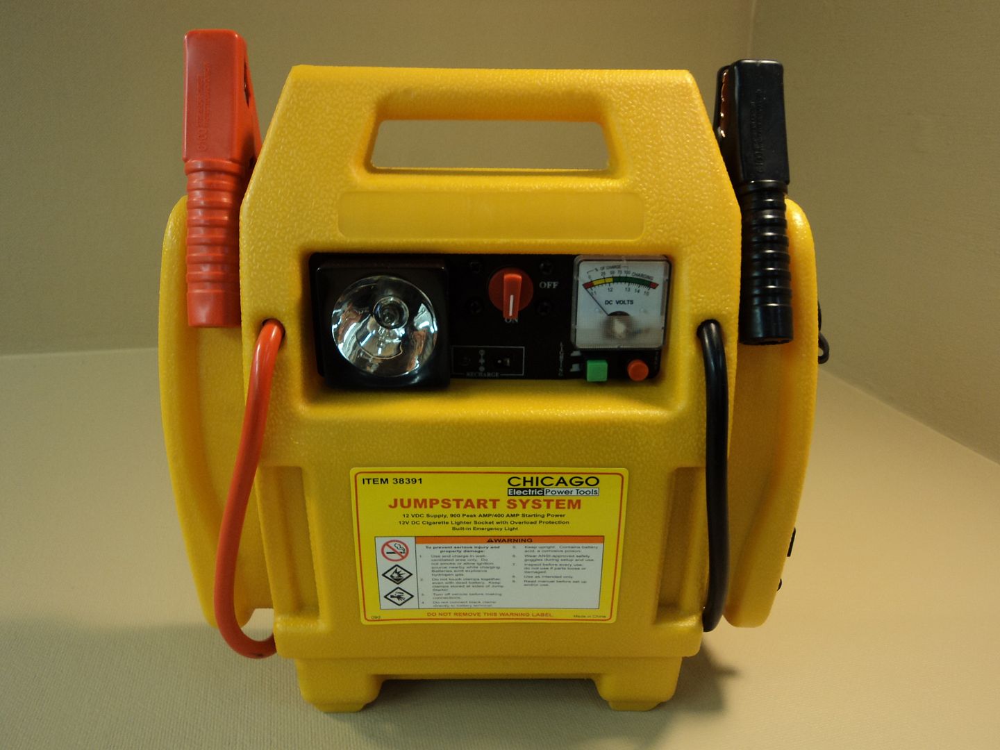 Chicago 12 Volt Jump Start System Power Supply 38391 eBay